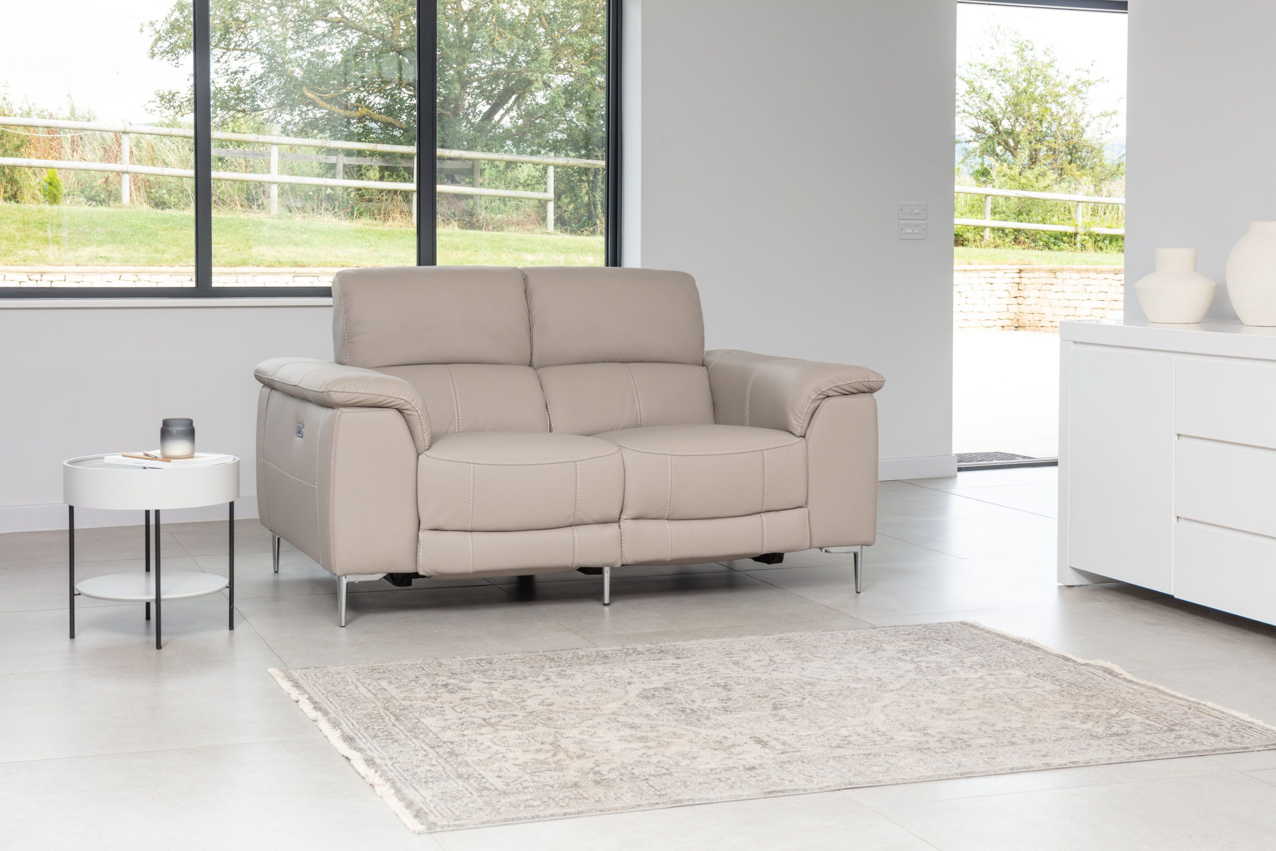 Series Eight 2 Seater Sofa Taupe Tech Sofa   S8 2 Seater Taupe  Scaled 